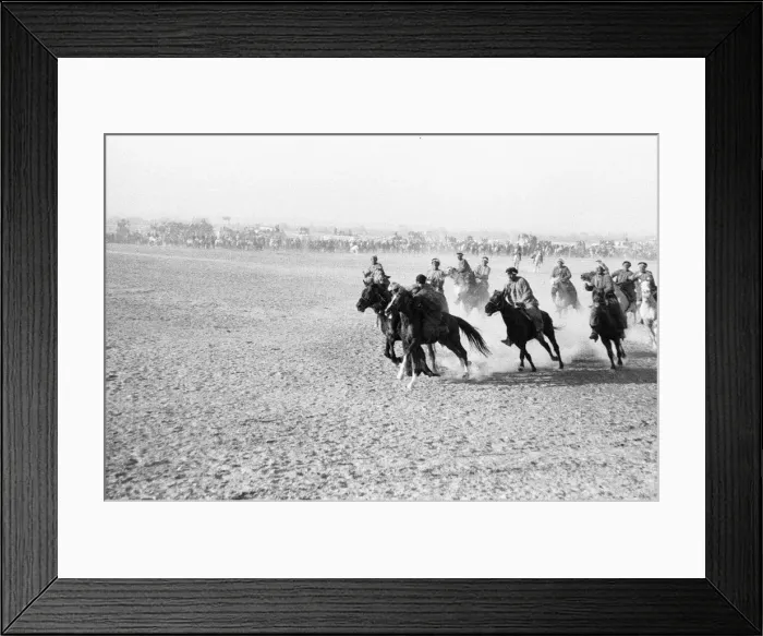 Framed Print : A game of Buzkashi in the Afghan town of Mazar e Sharif Framed Print : A game of Buzkashi in the Afghan town of Mazar e Sharif