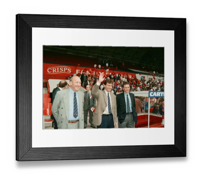 Framed Print : Bryan Robson being unveiled as the new Manager for Middlesbrough F. C Framed Print : Bryan Robson being unveiled as the new Manager for Middlesbrough F. C