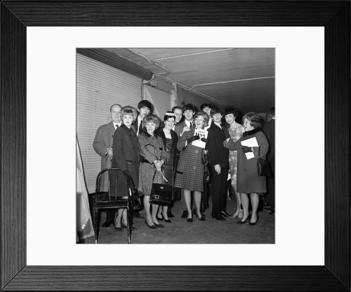 Framed Print : Meet The Beatles Competition Winners, run by the Sunday Mirror Newspaper Framed Print : Meet The Beatles Competition Winners, run by the Sunday Mirror Newspaper