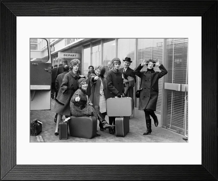 Framed Print : Meet The Beatles Competition Winners, run by the Sunday Mirror Newspaper Framed Print : Meet The Beatles Competition Winners, run by the Sunday Mirror Newspaper