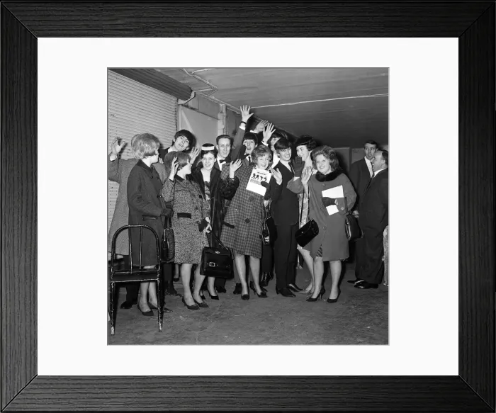 Framed Print : Meet The Beatles Competition Winners, run by the Sunday Mirror Newspaper Framed Print : Meet The Beatles Competition Winners, run by the Sunday Mirror Newspaper
