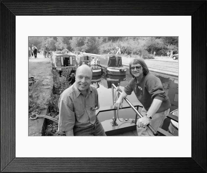 Framed Print : Huddersfield canal festival. 2nd September 1991