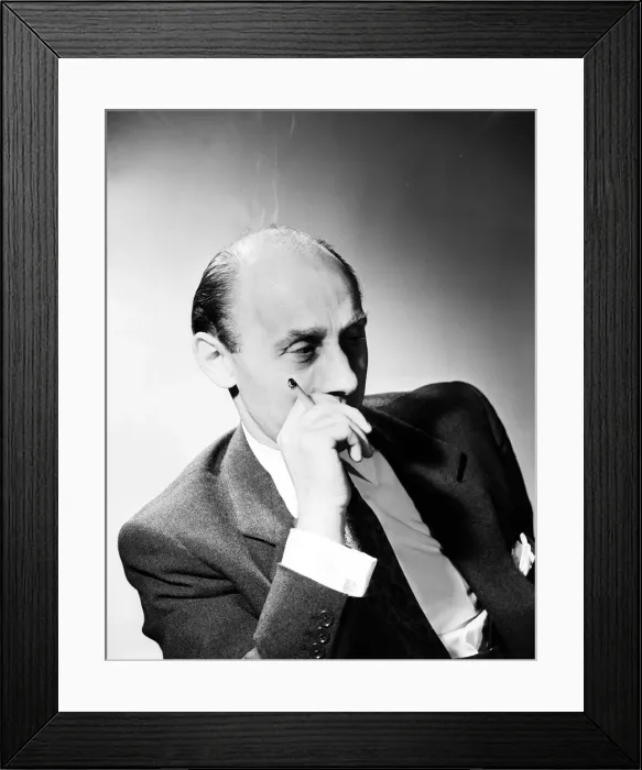 Framed Print : Donald Zec Daily Mirror entertainment editor and feature writer 1st July1955 Framed Print : Donald Zec Daily Mirror entertainment editor and feature writer 1st July1955