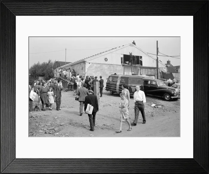 Framed Print : Denby Dale Pie Festival, 5th September 1964. Denby Dale is a village in the borough of Framed Print : Denby Dale Pie Festival, 5th September 1964. Denby Dale is a village in the borough of