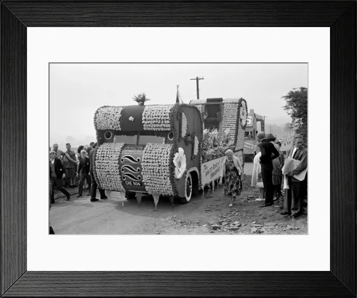 Framed Print : Denby Dale Pie Festival, 5th September 1964. Denby Dale is a village in the borough of Framed Print : Denby Dale Pie Festival, 5th September 1964. Denby Dale is a village in the borough of