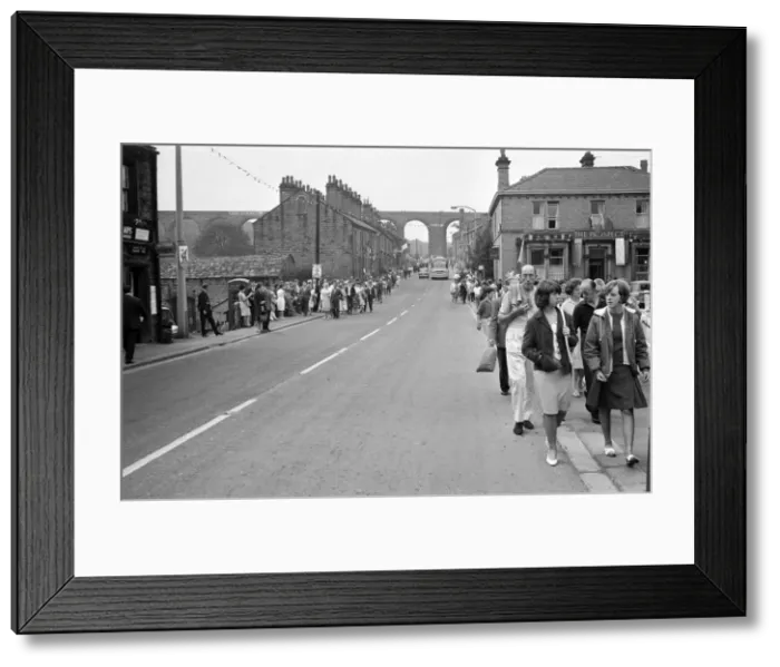 Framed Print : Denby Dale Pie Festival, 5th September 1964. Denby Dale is a village in the borough of Framed Print : Denby Dale Pie Festival, 5th September 1964. Denby Dale is a village in the borough of