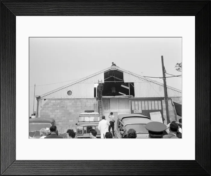 Framed Print : Denby Dale Pie Festival, 5th September 1964. Denby Dale is a village in the borough of Framed Print : Denby Dale Pie Festival, 5th September 1964. Denby Dale is a village in the borough of