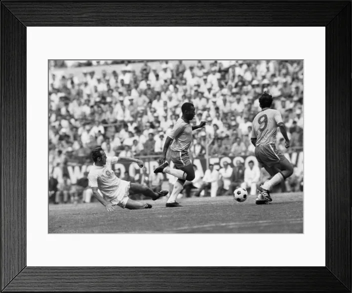 Framed Print : Brazil vs Czechoslovakia 1970 World Cup Group C. Brazil won 4-1 On the eve of Framed Print : Brazil vs Czechoslovakia 1970 World Cup Group C. Brazil won 4-1 On the eve of