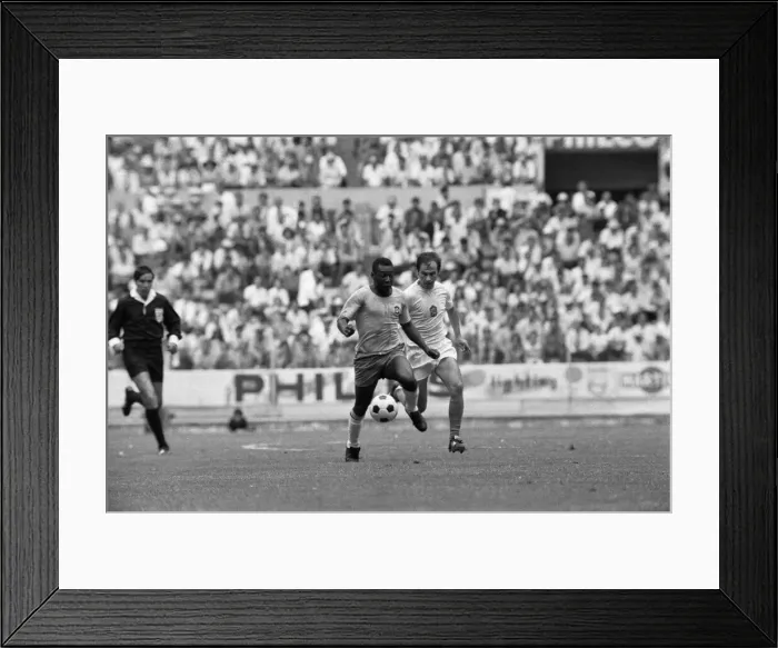Framed Print : Brazil vs Czechoslovakia 1970 World Cup Group C. Brazil won 4-1 On the eve of Framed Print : Brazil vs Czechoslovakia 1970 World Cup Group C. Brazil won 4-1 On the eve of