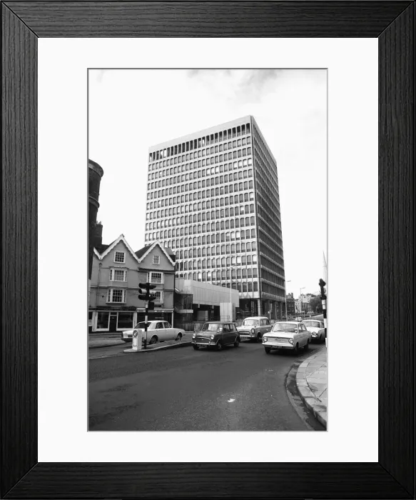 Framed Print : ES & A Robinsons Headquarters and Bristols first skyscraper at One Redcliffe Framed Print : ES & A Robinsons Headquarters and Bristols first skyscraper at One Redcliffe