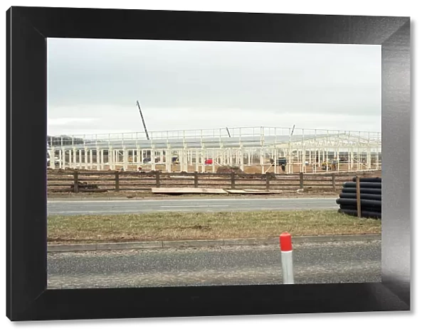 The new factory for Samsung under construction at Wynyard Business Park. 14th March 1995