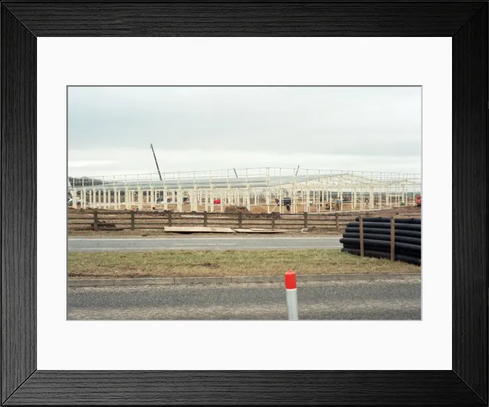 Framed Print : The new factory for Samsung under construction at Wynyard Business Park. 14th March 1995 Framed Print : The new factory for Samsung under construction at Wynyard Business Park. 14th March 1995