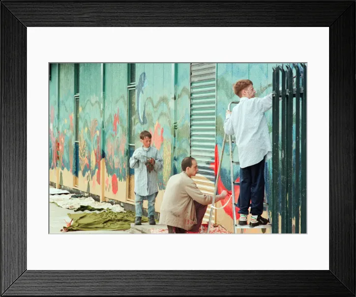 Framed Print : Thornaby Community Centre, youngsters hard at work painting Framed Print : Thornaby Community Centre, youngsters hard at work painting