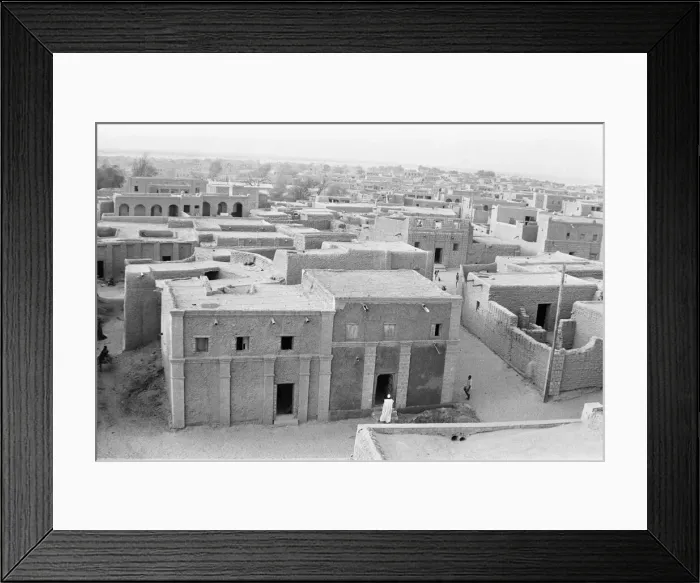 Framed Print : Roof tops of Timbuktu 23rd May 1976 Framed Print : Roof tops of Timbuktu 23rd May 1976