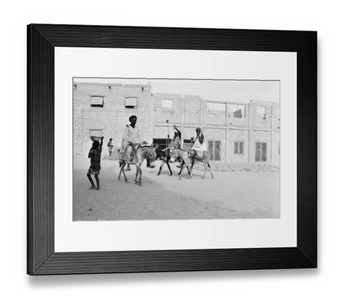 Framed Print : Local tribesmen riding into Timbuktu 23rd May 1976 Framed Print : Local tribesmen riding into Timbuktu 23rd May 1976