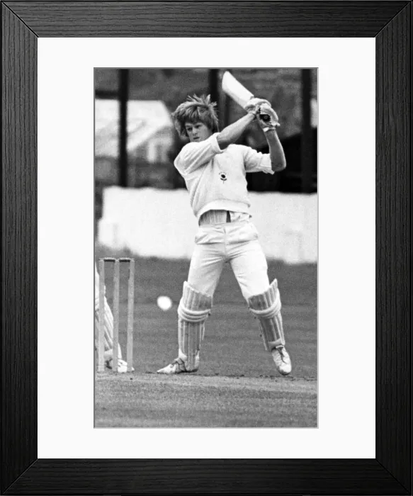Framed Print : Greg Hill of Middlesbrough CC, 1st July 1978 Framed Print : Greg Hill of Middlesbrough CC, 1st July 1978