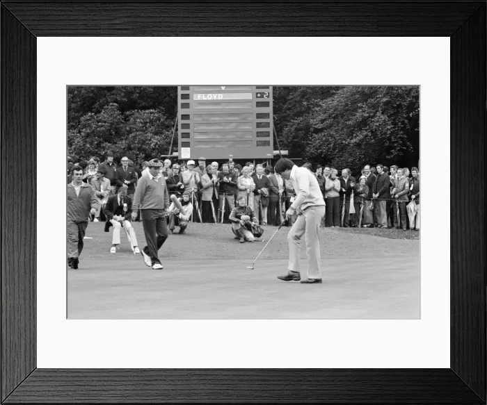 Framed Print : 1977 Colgate World Match Play Championship, Wentworth Club, Virginia Water Framed Print : 1977 Colgate World Match Play Championship, Wentworth Club, Virginia Water