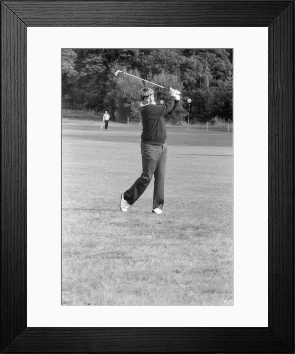 Framed Print : 1977 Colgate World Match Play Championship, Wentworth Club, Virginia Water