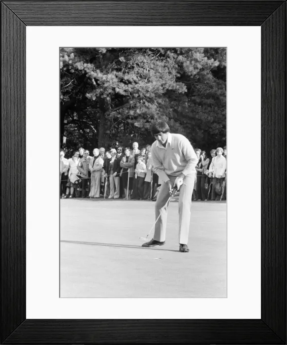 Framed Print : 1977 Colgate World Match Play Championship, Wentworth Club, Virginia Water Framed Print : 1977 Colgate World Match Play Championship, Wentworth Club, Virginia Water