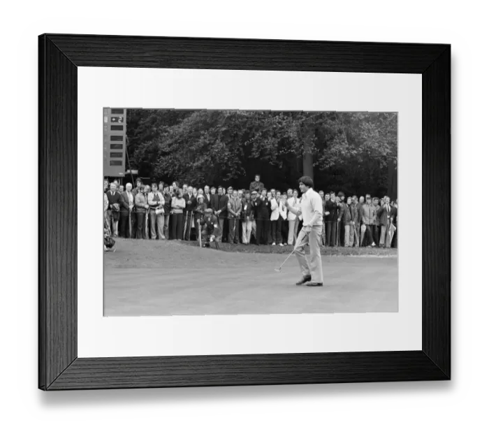 Framed Print : 1977 Colgate World Match Play Championship, Wentworth Club, Virginia Water