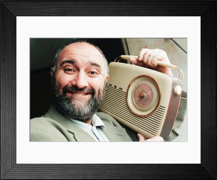 Framed Print : Alexei Sayle, actor, author and comedian, opens the Vintage Radio Museum in Chester Framed Print : Alexei Sayle, actor, author and comedian, opens the Vintage Radio Museum in Chester