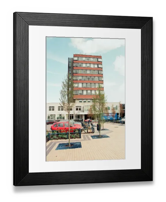 Framed Print : Kirkby Town Centre Renovations, Kirkby, Liverpool, Merseyside, 13th September 1994 Framed Print : Kirkby Town Centre Renovations, Kirkby, Liverpool, Merseyside, 13th September 1994