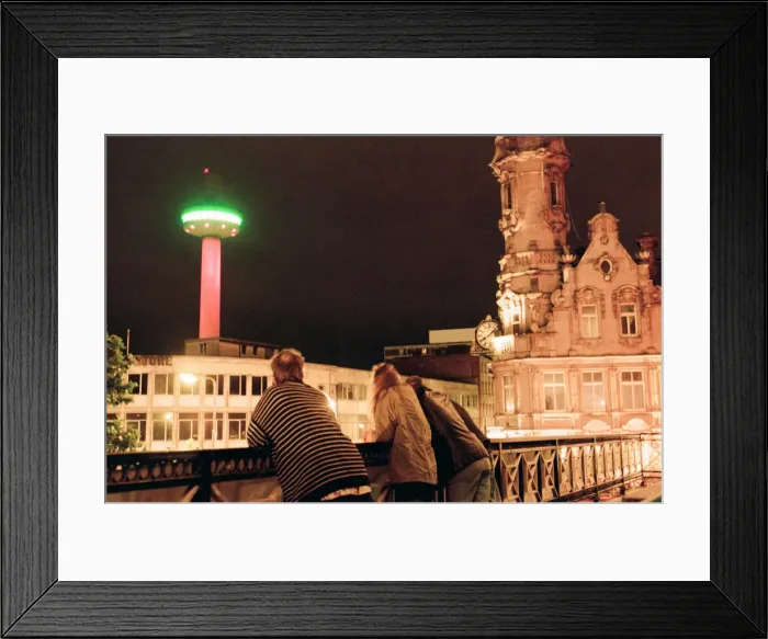 Framed Print : St Johns Beacon, Liverpool, Merseyside, 28th September 1994
