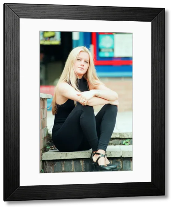 Framed Print : Alex Fletcher, actress who stars as Jacqui Dixon in Brookside, Liverpool
