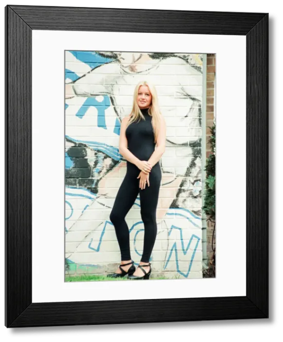Framed Print : Alex Fletcher, actress who stars as Jacqui Dixon in Brookside, Liverpool