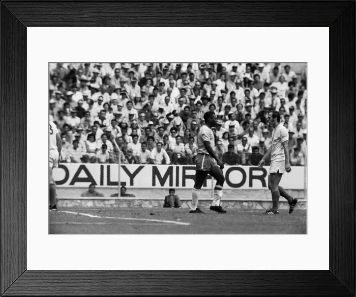 Framed Print : Brazil vs Czechoslovakia 1970 World Cup Group C. Brazil won 4-1 On the eve of Framed Print : Brazil vs Czechoslovakia 1970 World Cup Group C. Brazil won 4-1 On the eve of