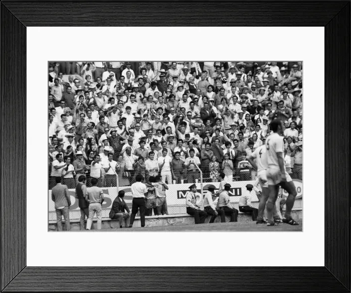 Framed Print : Brazil vs Czechoslovakia 1970 World Cup Group C. Brazil won 4-1 On the eve of Framed Print : Brazil vs Czechoslovakia 1970 World Cup Group C. Brazil won 4-1 On the eve of
