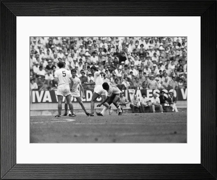 Framed Print : Brazil vs Czechoslovakia 1970 World Cup Group C. Brazil won 4-1 On the eve of Framed Print : Brazil vs Czechoslovakia 1970 World Cup Group C. Brazil won 4-1 On the eve of