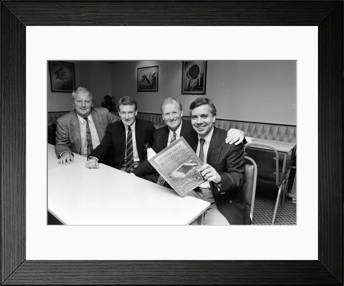 Framed Print : Ken Rogers, Book launch, One Hundred Years of Goodison Glory Framed Print : Ken Rogers, Book launch, One Hundred Years of Goodison Glory