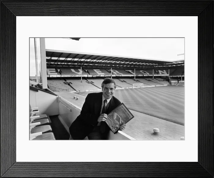 Framed Print : Ken Rogers, Book launch, One Hundred Years of Goodison Glory