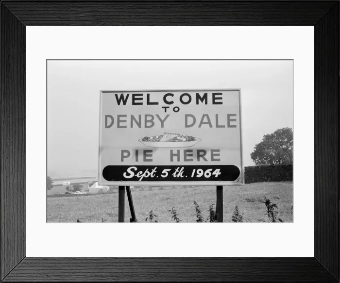 Framed Print : Denby Dale Pie Festival, 5th September 1964. Denby Dale is a village in the borough of Framed Print : Denby Dale Pie Festival, 5th September 1964. Denby Dale is a village in the borough of
