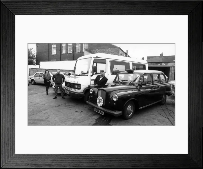 Framed Print : Boro Taxis. 14th October 1994 Framed Print : Boro Taxis. 14th October 1994