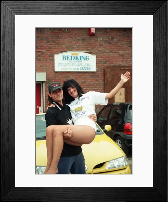 Framed Print : Thanks to Middlesbrough company Bed King, Tracey Moore, who is on a Billingham model Framed Print : Thanks to Middlesbrough company Bed King, Tracey Moore, who is on a Billingham model