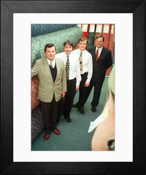 Framed Print : B&G Carpets on Portrack Road are expanding to the Naafi building in Darlington Framed Print : B&G Carpets on Portrack Road are expanding to the Naafi building in Darlington