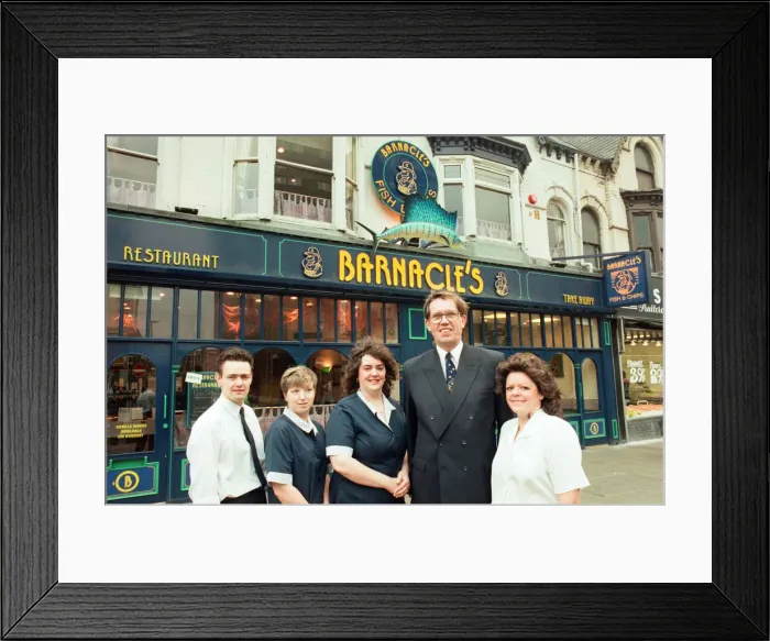 Framed Print : Barnacles Restaurants Gordon Irvine, 2nd Right Framed Print : Barnacles Restaurants Gordon Irvine, 2nd Right