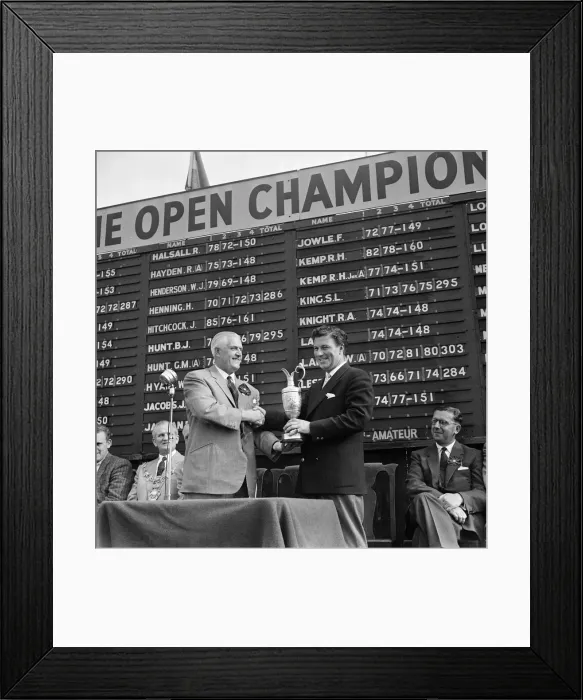 Framed Print : British Open 1958. Royal Lytham & St Annes Golf Club. Lancashire. Saturday 5th July 1958