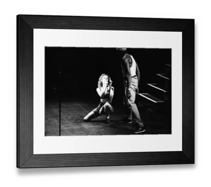 Framed Print : Kylie Minogue in concert at Liverpool Empire Theatre, Merseyside. 19th October 1989 Framed Print : Kylie Minogue in concert at Liverpool Empire Theatre, Merseyside. 19th October 1989