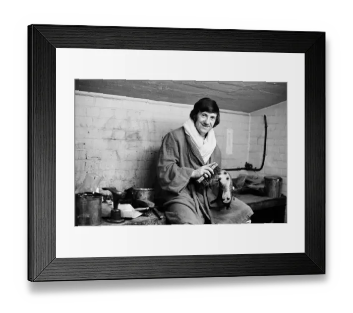Framed Print : Arsenal footballer George Armstrong pictured in the boot room at Highbury football ground Framed Print : Arsenal footballer George Armstrong pictured in the boot room at Highbury football ground