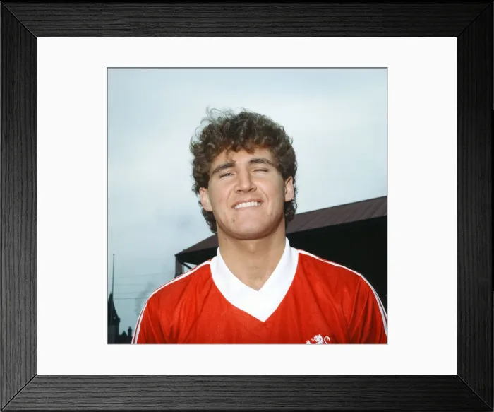 Framed Print : Middlesbrough F. C. footballer Mark Proctor. August 1980 Framed Print : Middlesbrough F. C. footballer Mark Proctor. August 1980