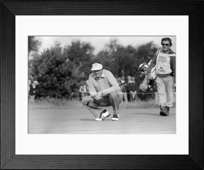 Framed Print : 1981 Ryder Cup, held 18th to 20 September 1981 at the Walton Heath Golf Club in