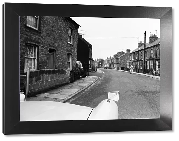 General street scene views of Banbury, Oxfordshire. 9th May 1968