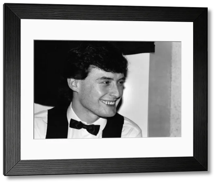 Framed Print : Snooker player Jimmy White. 19th May 1984 Framed Print : Snooker player Jimmy White. 19th May 1984