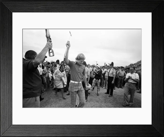 Framed Print : British Open 1976. Royal Birkdale Golf Club, Southport, Sefton, Merseyside
