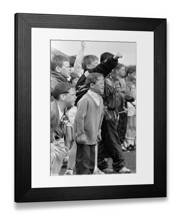 Framed Print : Sports Day for children from Bootle Primary School, held at Stuart Road Playing Fields Framed Print : Sports Day for children from Bootle Primary School, held at Stuart Road Playing Fields