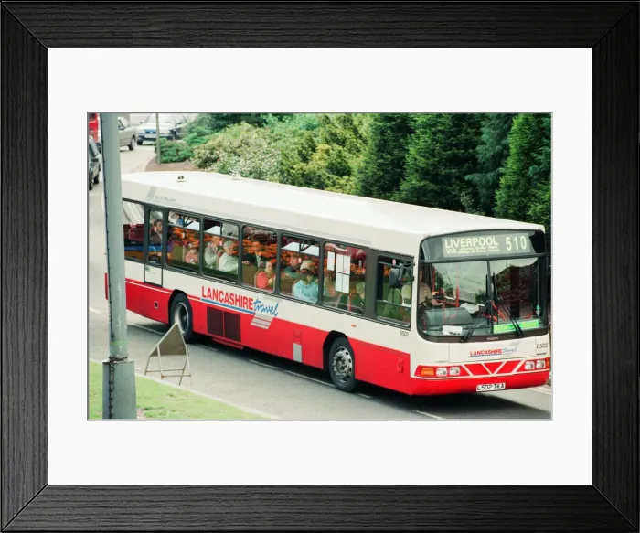 Framed Print : Buses in Liverpool, 6th September 1994