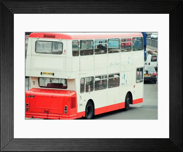 Framed Print : Buses in Liverpool, 6th September 1994 Framed Print : Buses in Liverpool, 6th September 1994